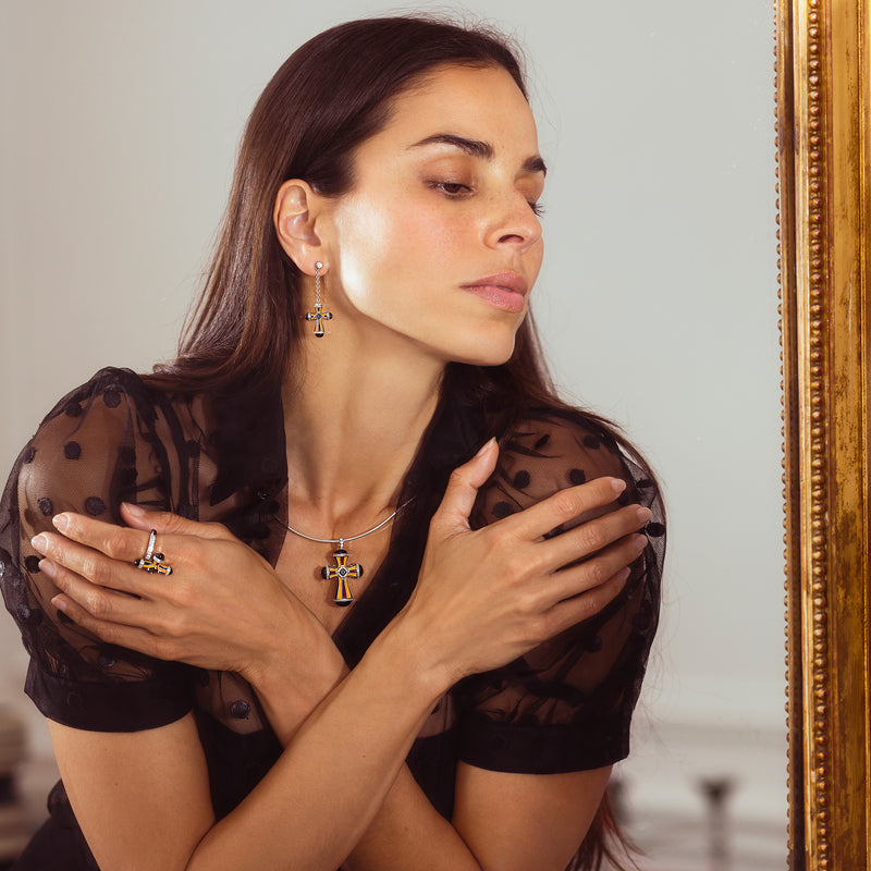 PARURE EN ARGENT COMPOSTELLA