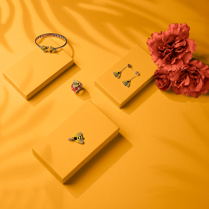 PARURE EN ARGENT ABEILLE