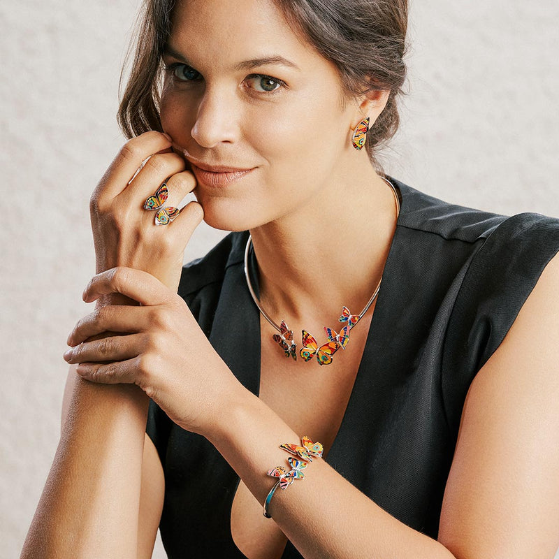 PARURE EN ARGENT PAPILLON