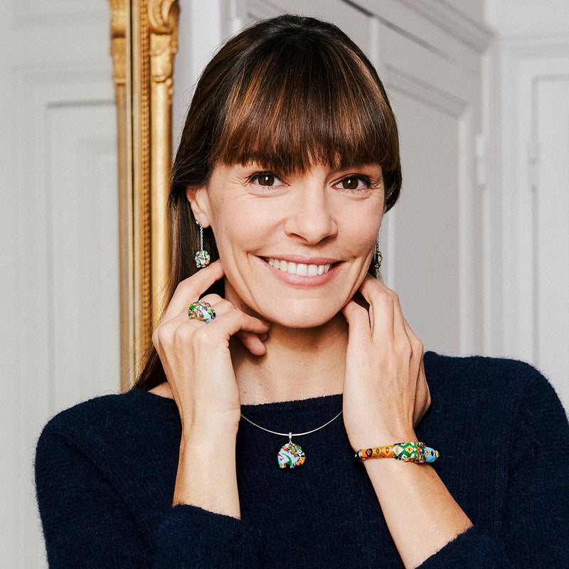 PARURE EN ARGENT ÉLÉPHANT