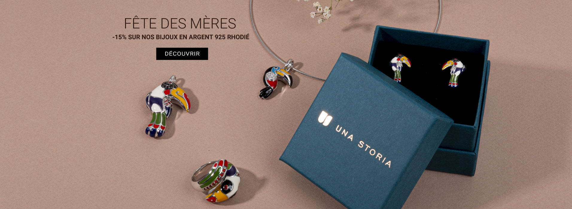 Bijoux fantaisie de marque en argent 925 Una Storia achat en ligne