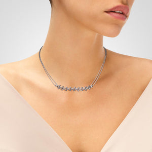 Collier double chaîne