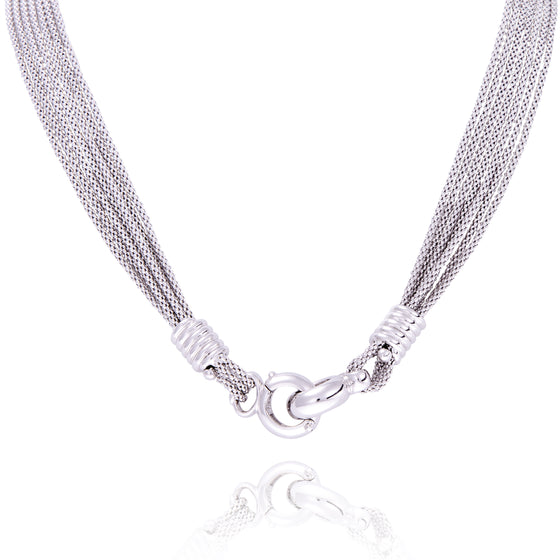 Collier sautoir en argent