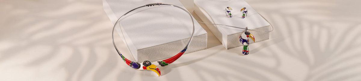 Bijoux en argent originaux, le Toucan iconique