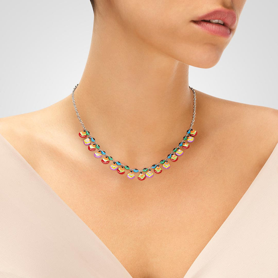 Collier Perroquet en argent 925 pour femme