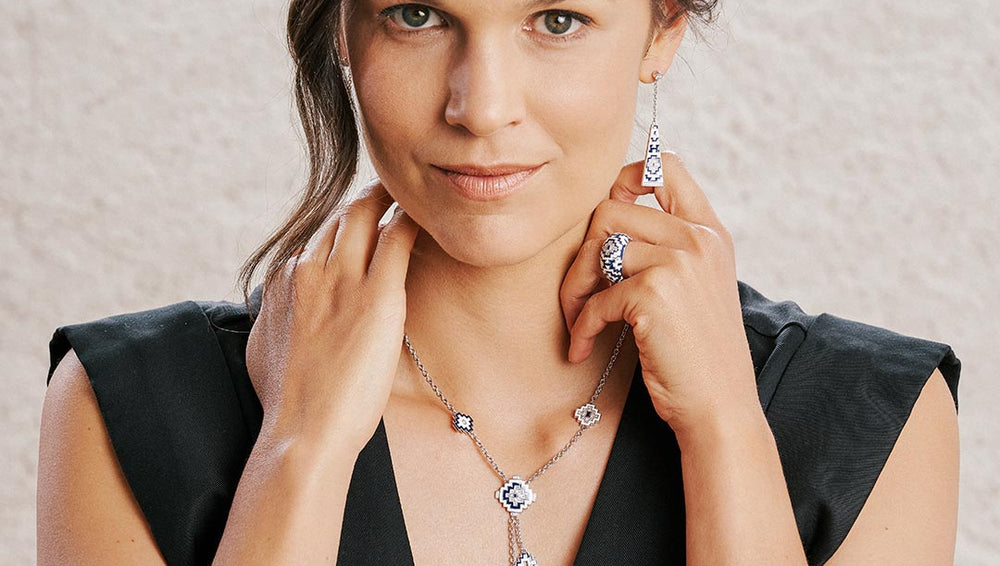 PARURE EN ARGENT AZTEC