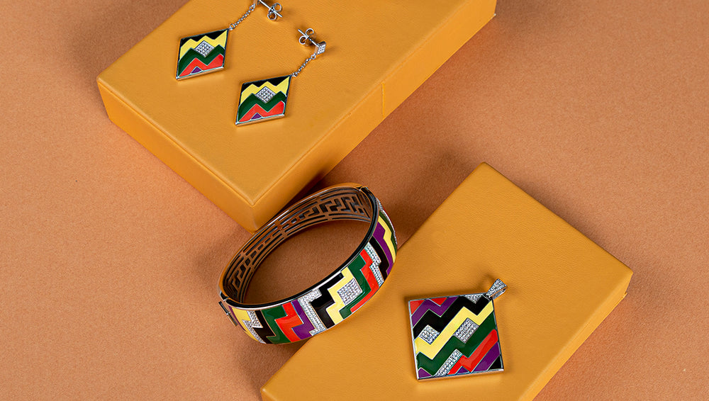 PARURE EN ARGENT LA BOCA