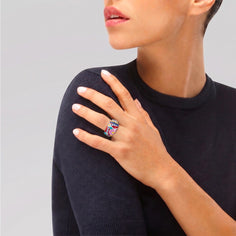 bague Afrique multicolore