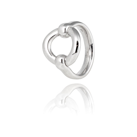 Bague en argent massif pour femme