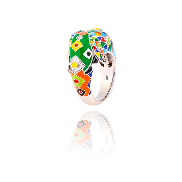 bague tête d'éléphant
