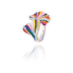 Taille de bague feuille de Ginkgo