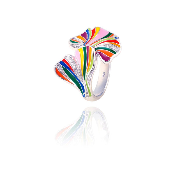 Taille de bague feuille de Ginkgo