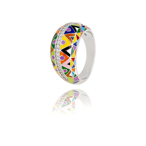 bague argent inspirée de l'île de pâques