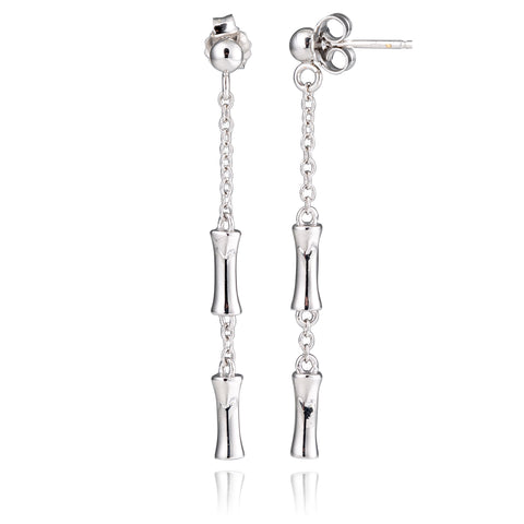 Boucles d'oreilles en argent 925 rhodié