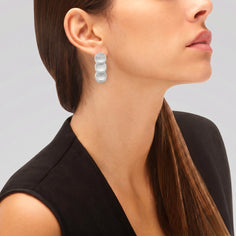 boucles d'oreilles mariage étincelante