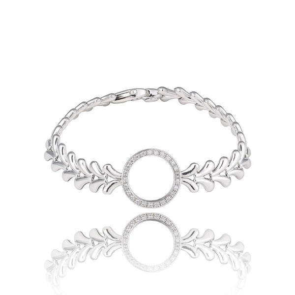 bracelet rond en argent