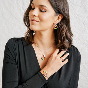 bijoux oranges pour femme
