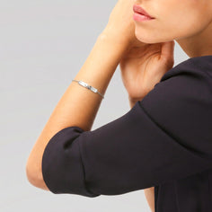bracelet fin en argent pour femme