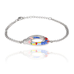 motif majorelle en argent