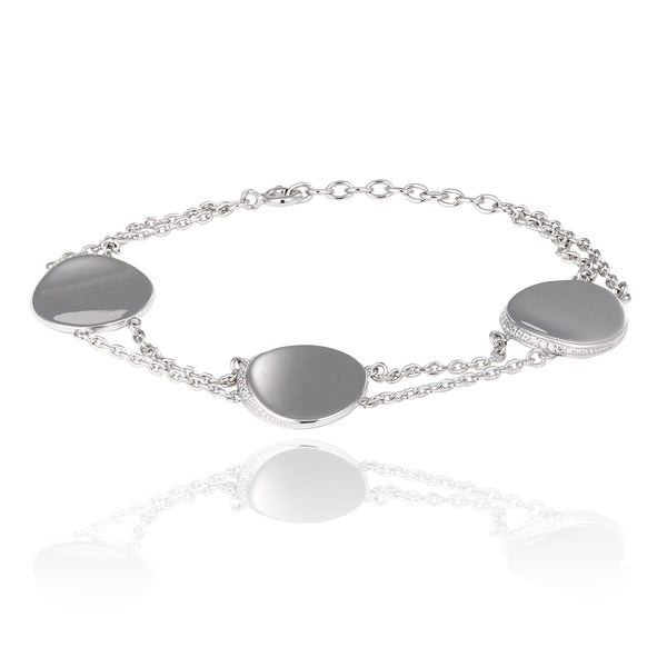 bracelet médailles en argent