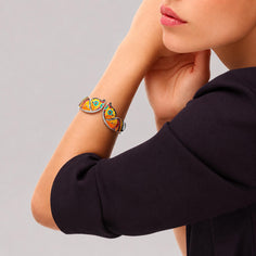bracelet rigide ailes de papillons