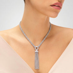 sautoir pour femme original en argent