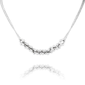 Pendentif grappe de raisins en argent 