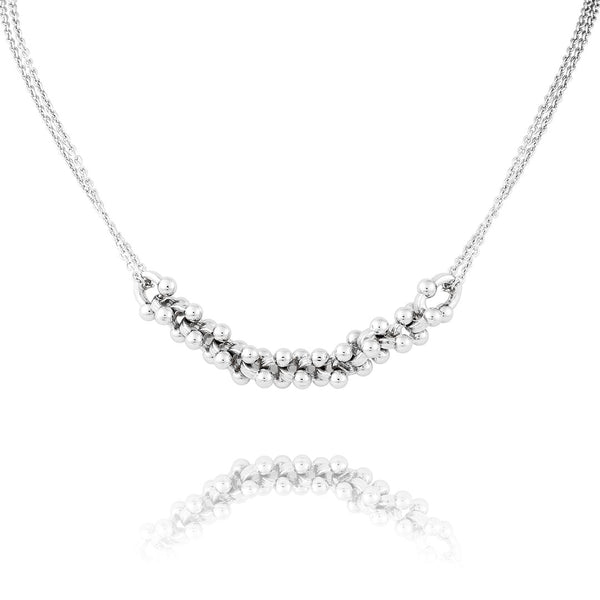 Pendentif grappe de raisins en argent 