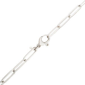 Collier chaîne grosse maille en argent pour femme