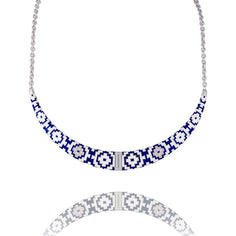 collier en argent pour femme motif mexicain