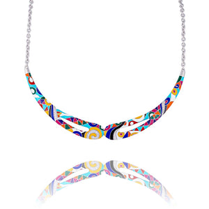 Collier en argent 925 sur le thème marin
