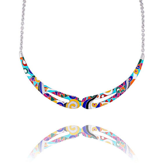 Collier en argent 925 sur le thème marin