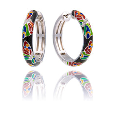 boucles d'oreilles Papillon en argent