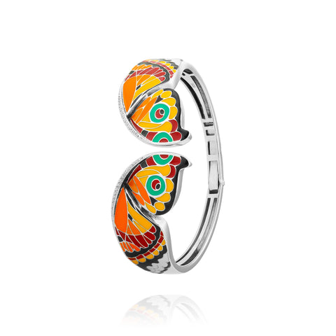 bracelet rigide ailes de papillons