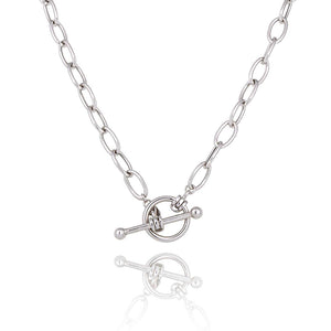 collier long en argent pour femme