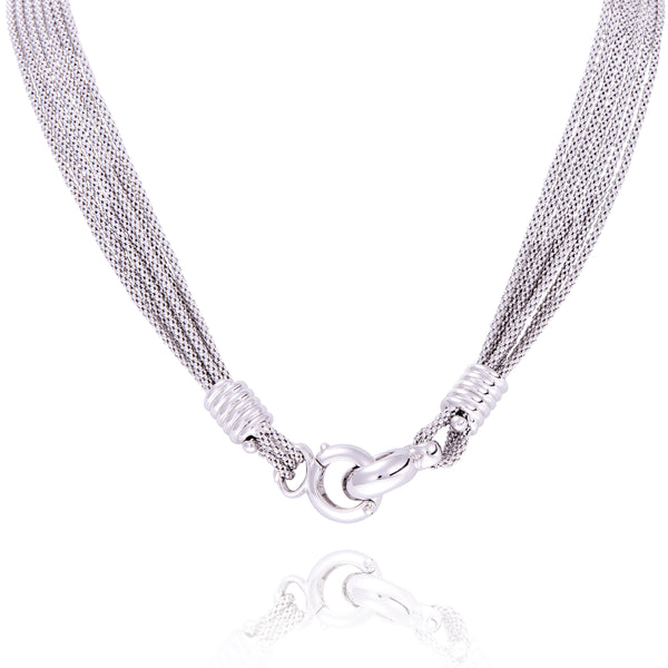 Collier sautoir en argent