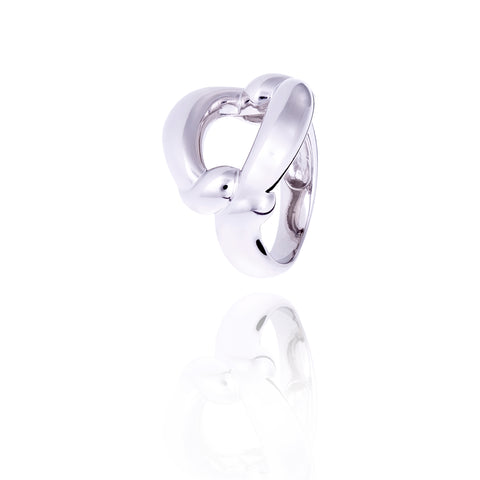 bague en argent 925 stylisée