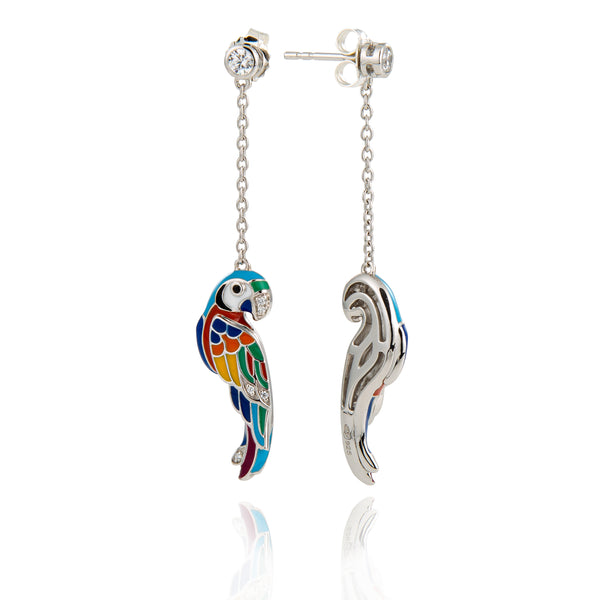 Boucles D'oreilles Légères Tons Or Et Argent - Marque Le Bijou Français - Neuf Avec étiquettes