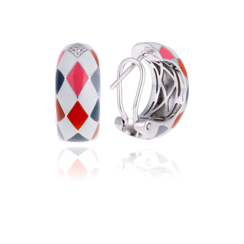 Boucles d'oreilles argent Atella