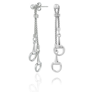 boucles d'oreilles mors de cheval