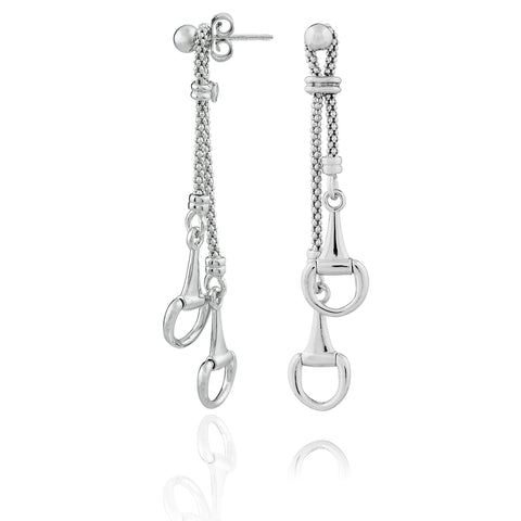 boucles d'oreilles mors de cheval