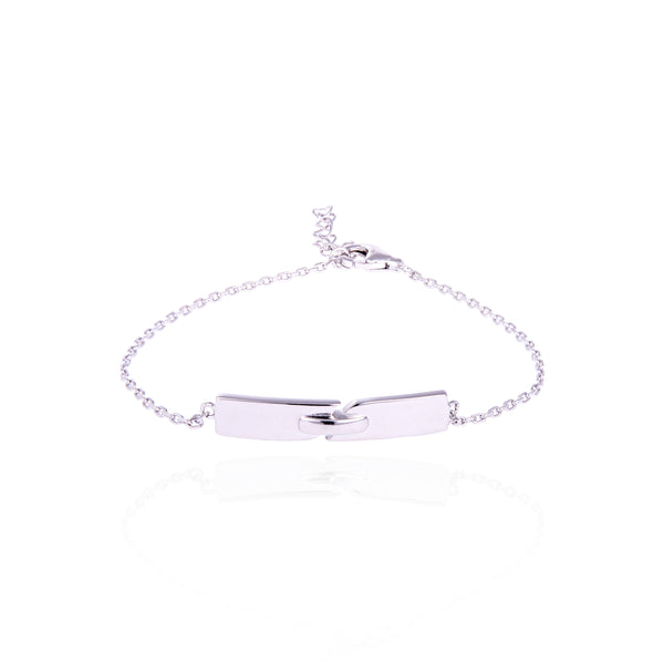 Bracelet barrette argent Eterno