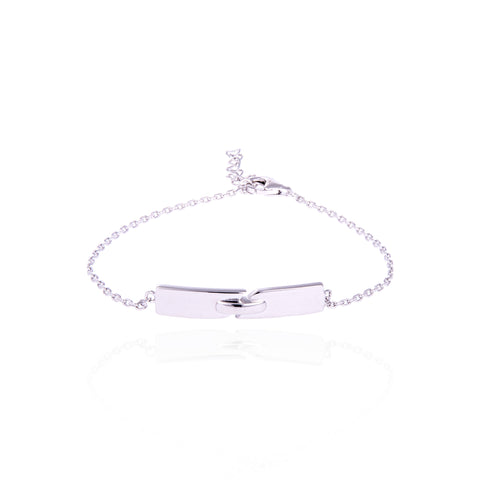 bracelet fin en argent pour femme