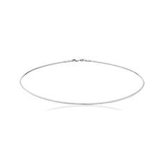 Grand collier câble argent 925