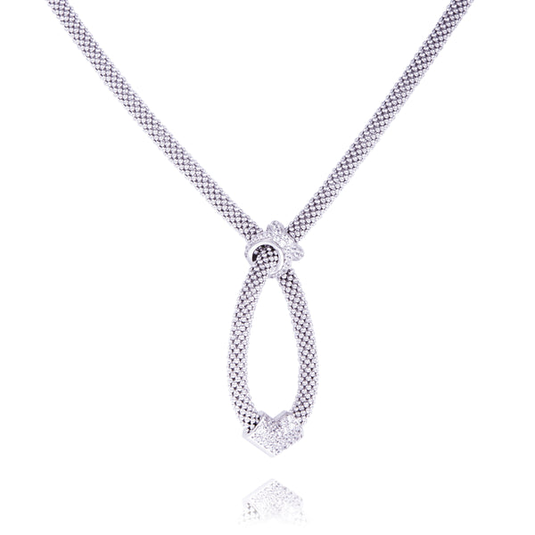 Collier argent torsadé Florencia