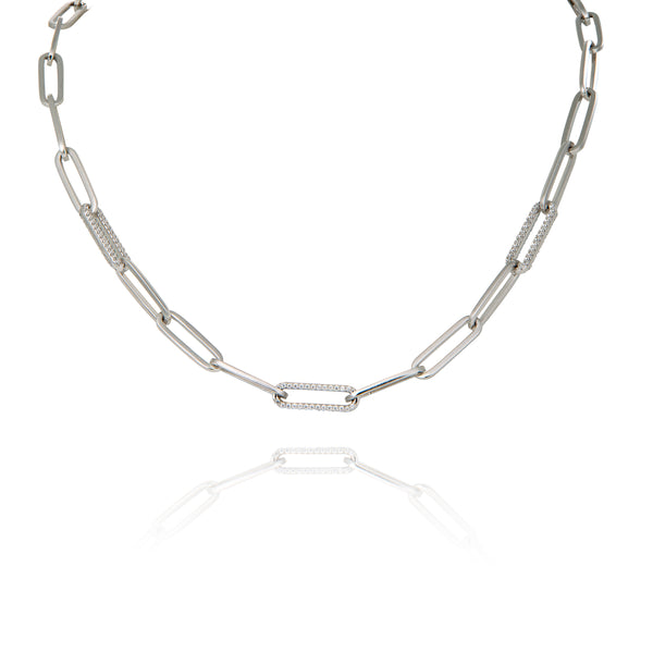 Collier Chaîne En Argent 925 Maillons - Occasion élégant