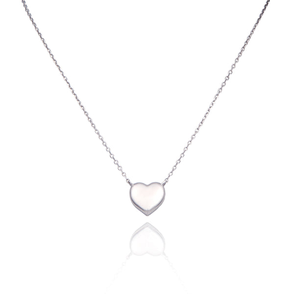 Collier argent Cœur