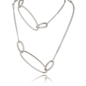 Collier argent Aqua
