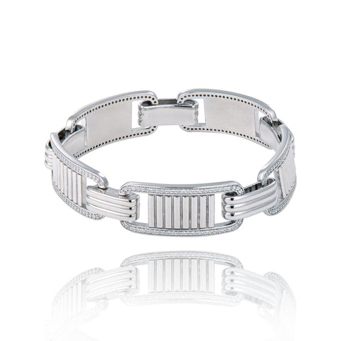 Bracelet gourmette en argent 925