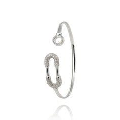 Jonc argent pour femme